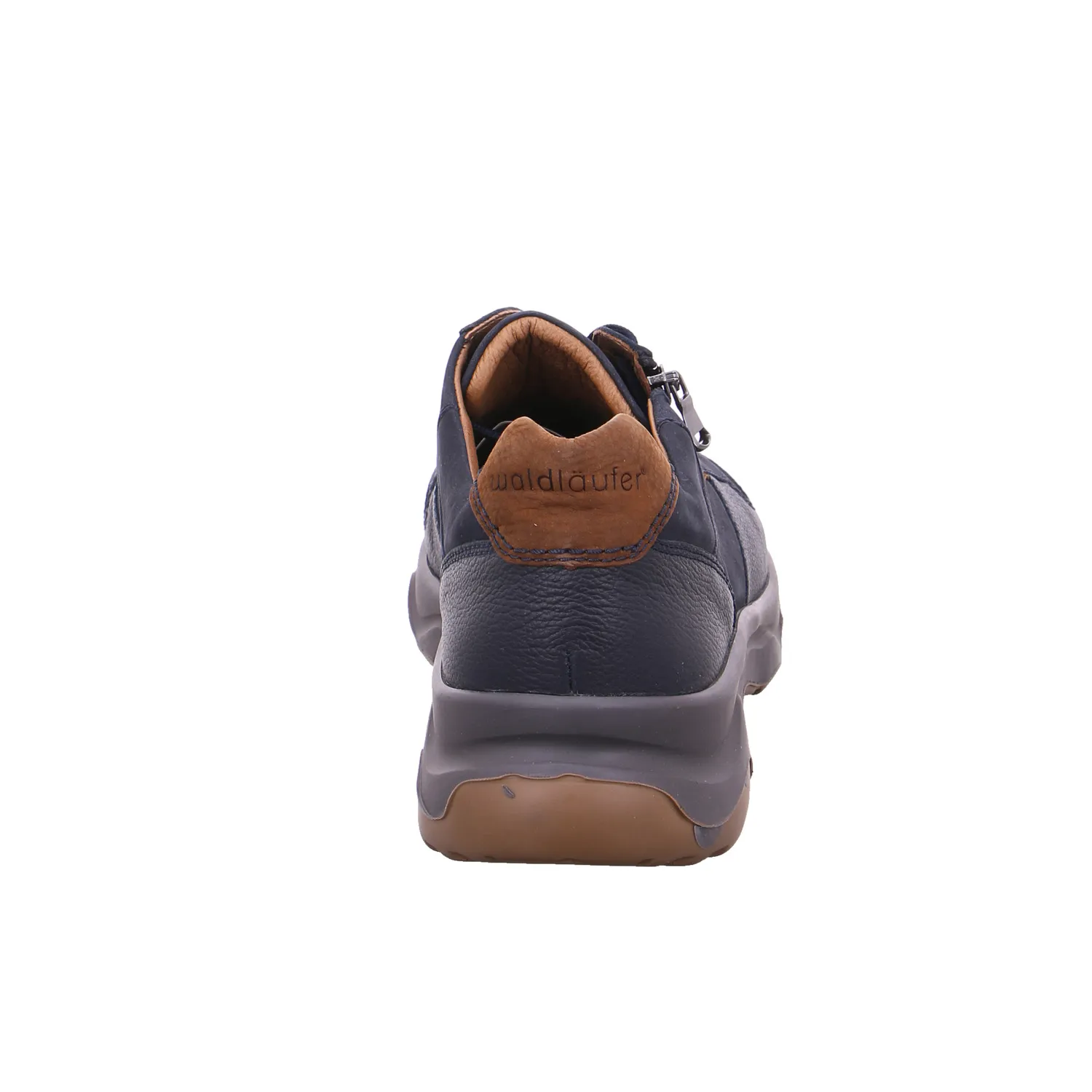 WALDLÄUFER Halbschuhe Sneaker Blau Leder
