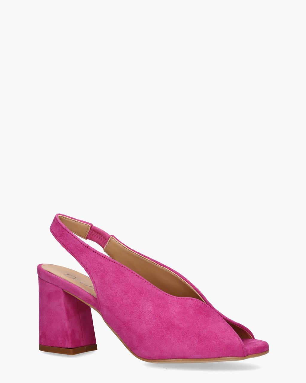 Di Lauro Rosette Roze Dames Slingbackpumps