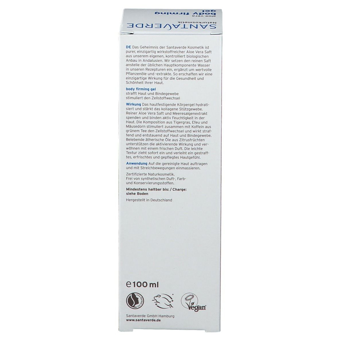 SANTAVERDE Aloe Vera Body Firming Gel