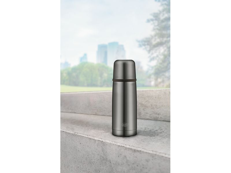 Alfi Thermosflasche Perfect 350 ml, Dunkelgrau Isolierflasche