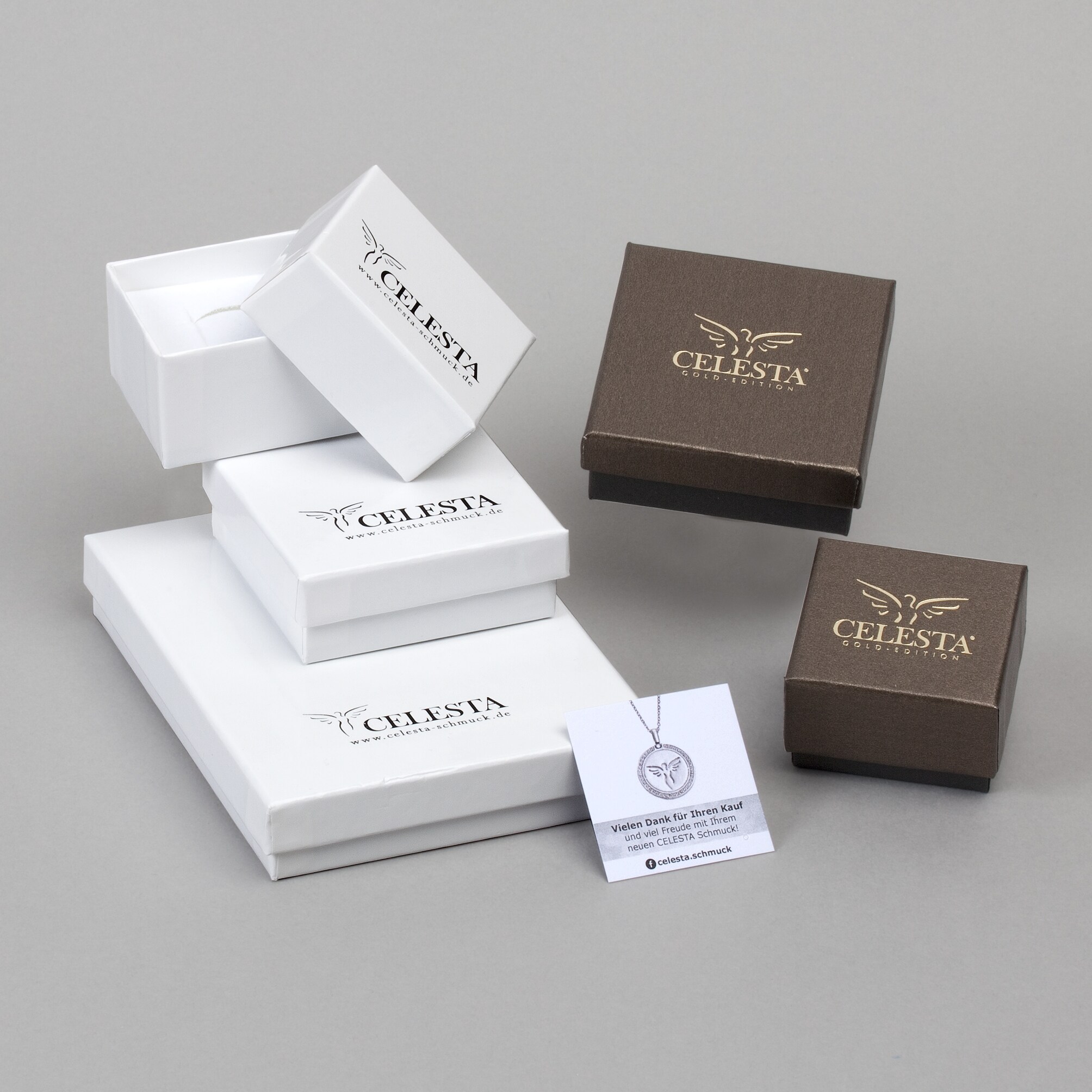 Celesta Silber Halskette 925 Sterling Silber Gliedercollier