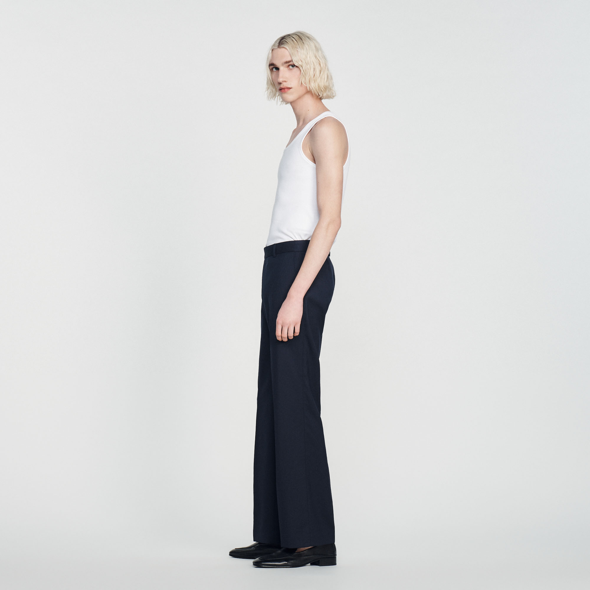 Pantalon de costume en laine