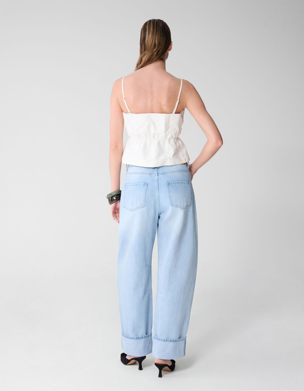 Barrel Fit Jeans Blauw By Lonneke