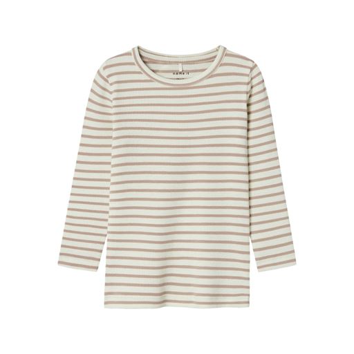 Name It Bani Langærmet T-shirt, Pure Cashmere, 110 cm