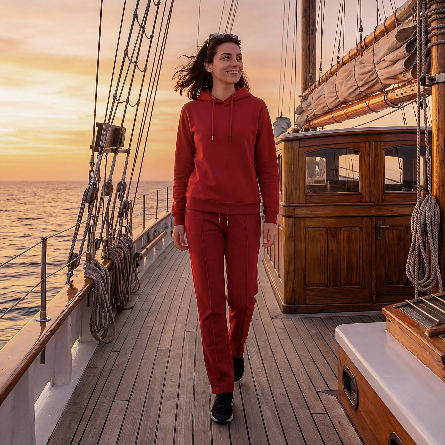 Erwin Müller Sweat Damen-Freizeithose, lang