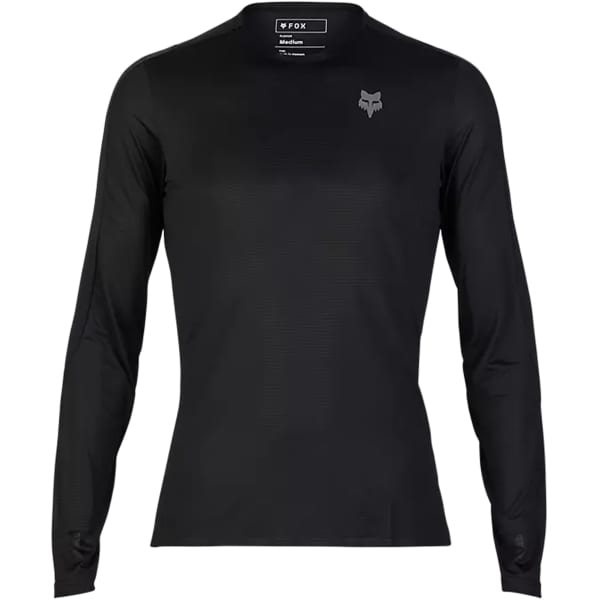 Maillot vélo FOX FLEXAIR ASCENT LS JERSEY BLACK