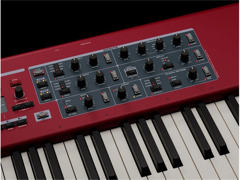 Clavia Nord Stage Piano Nord Piano 6 – 73 Tasten Stagepiano mit 73 gewichteten Tasten