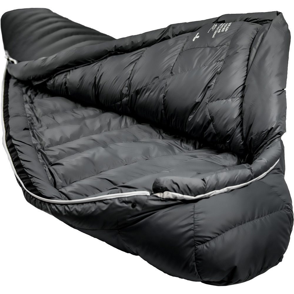 Grüezi Bag Biopod Down Hybrid Ice Extreme 180 Schlafsack deep asphalt