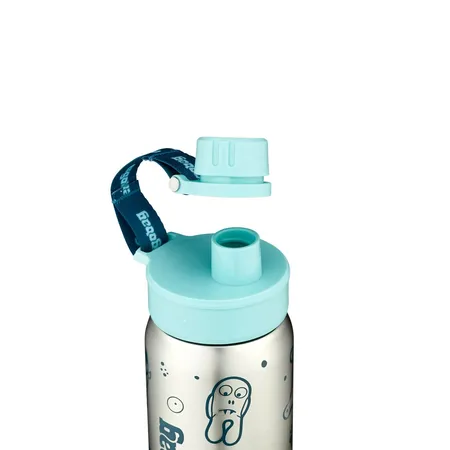 ergobag Edelstahl Trinkflasche Petrol, 500 ml