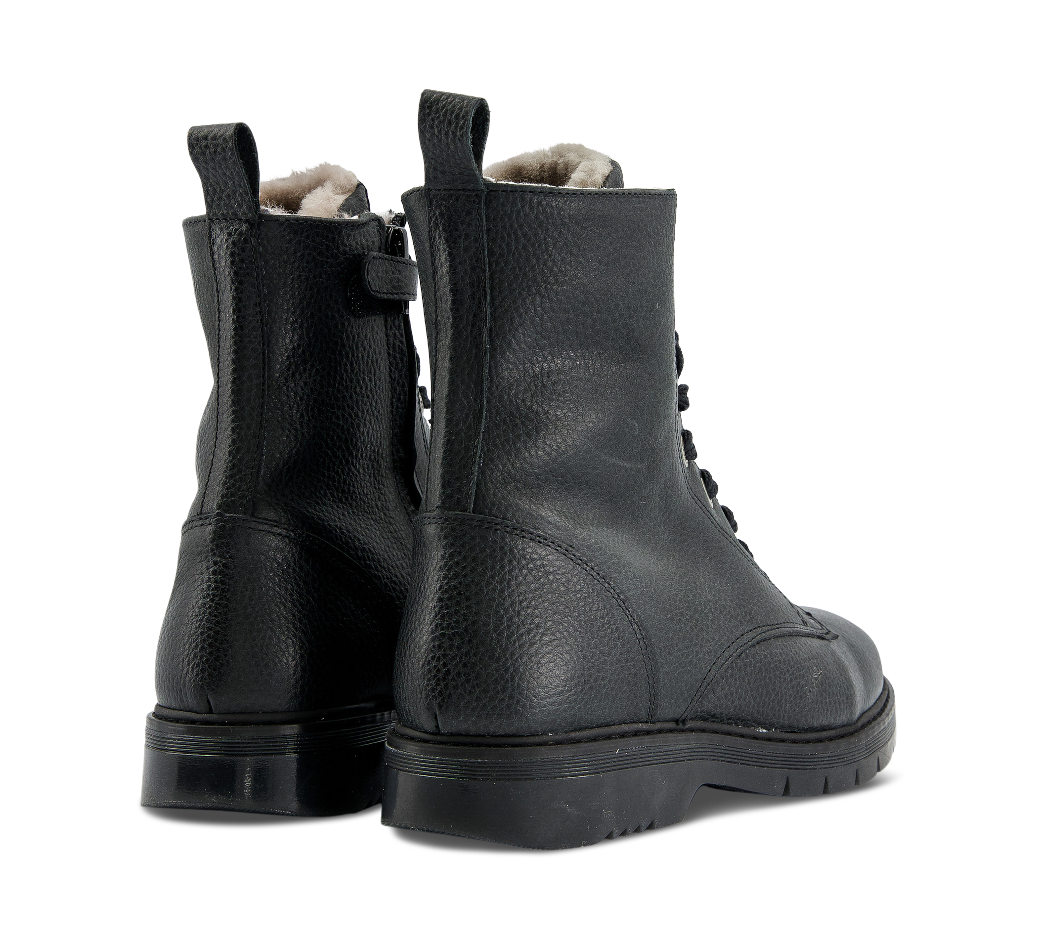Develab Girls Mid Boot Laces Fur - Winterschuhe