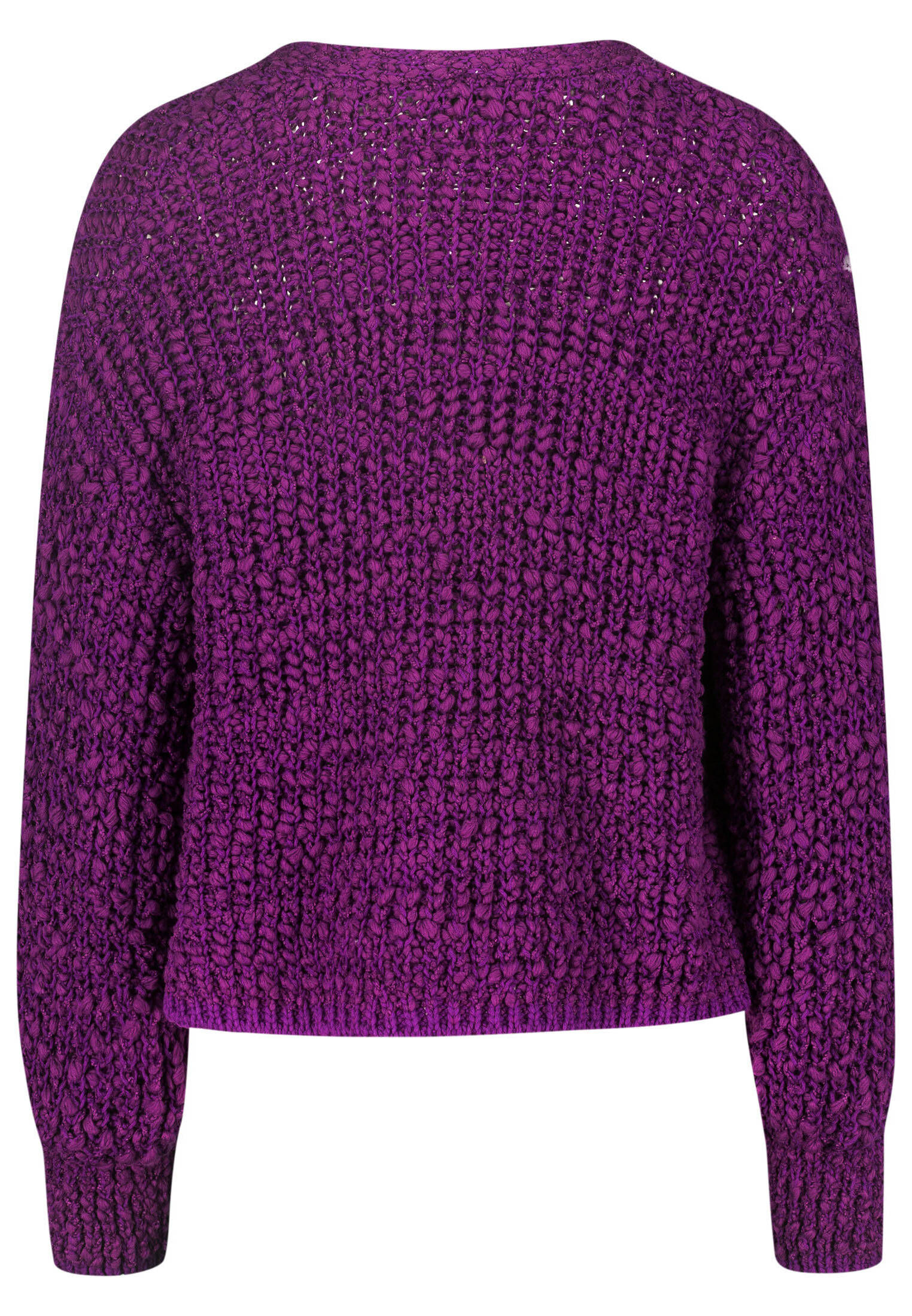 zero| Damen Kurze Strickjacke Grobstrick