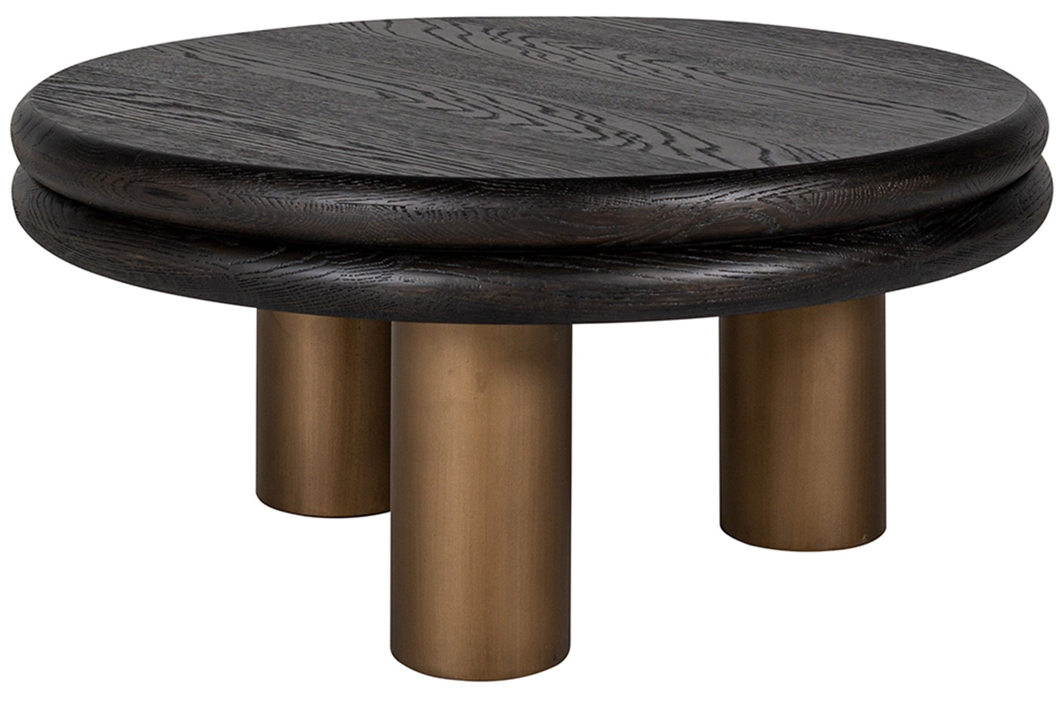 Salontafel black rustic 210872 Macaron ⌀80  x H40 cm