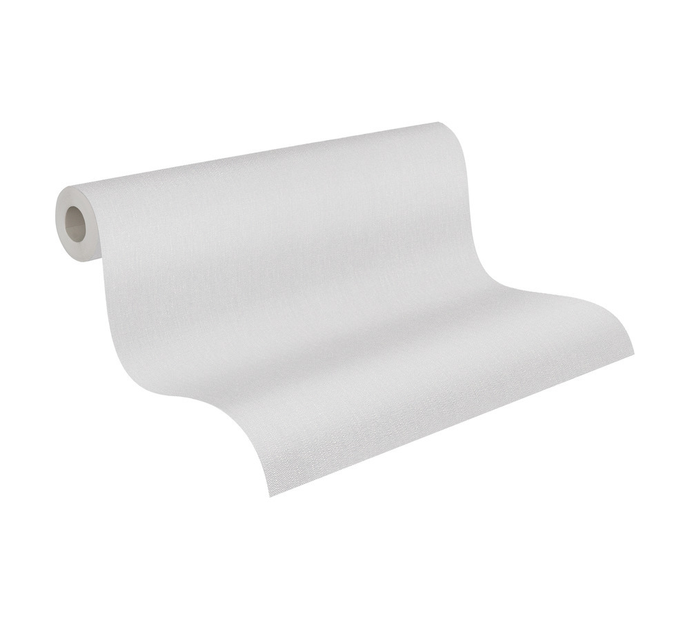 Vliestapete ELEGANCE 3 - grau uni - 10 Meter
