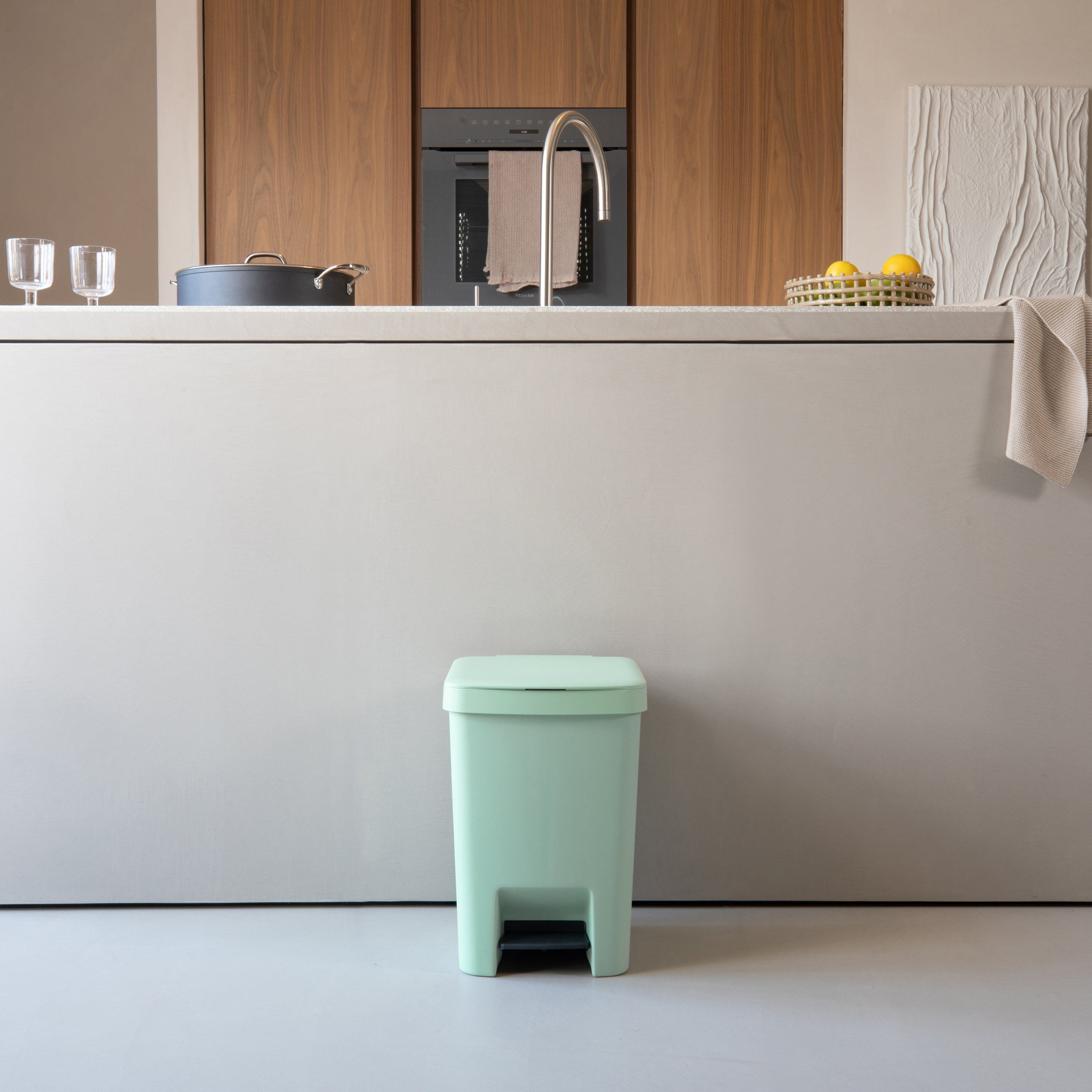 Brabantia StepUp Pedaalemmer - 25 L - Jade Green