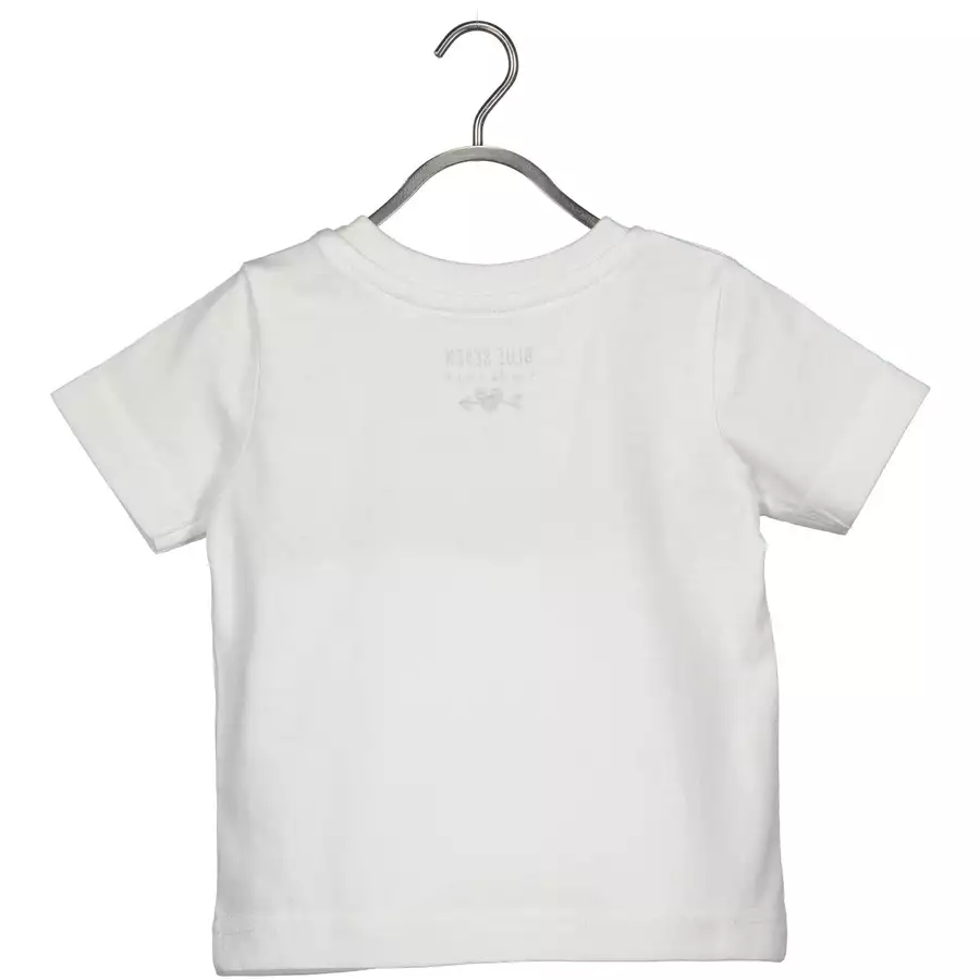 BLUE SEVEN T-Shirt Bär Weiss
