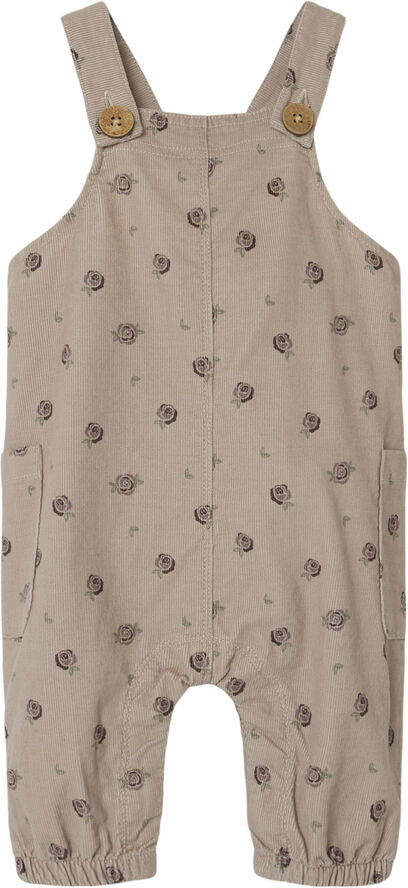 Lil' Atelier NBFNOLA FLORAL CORD OVERALL 8260-MU Gray morn/floral