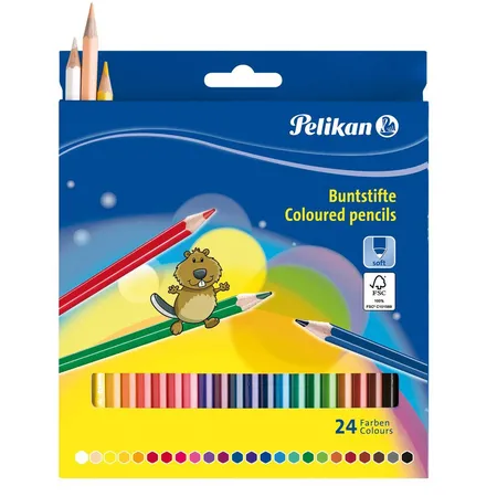 Pelikan Dicke Buntstifte, soft, 6 Stück