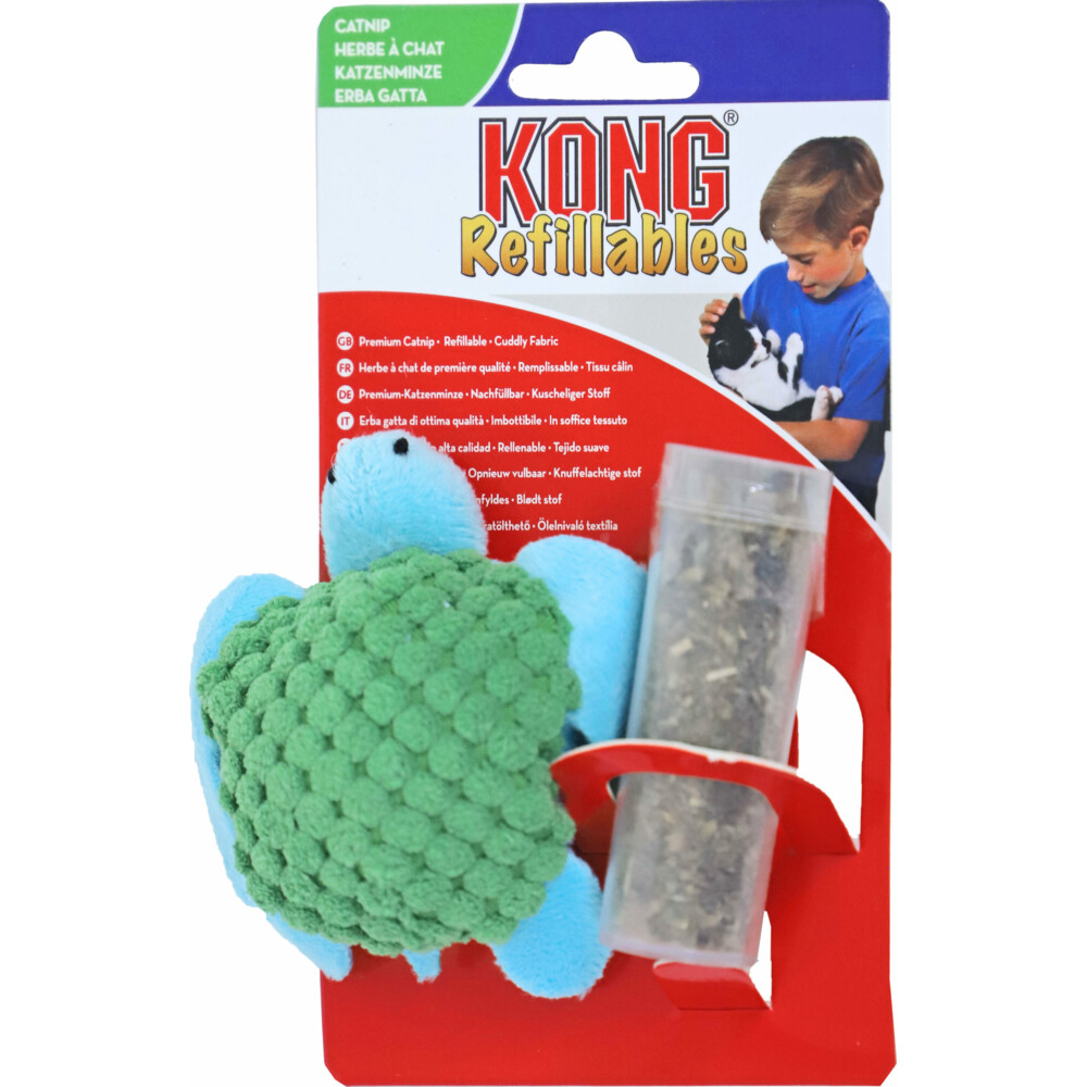 Kong Cat Refillable Catnip Schildpad