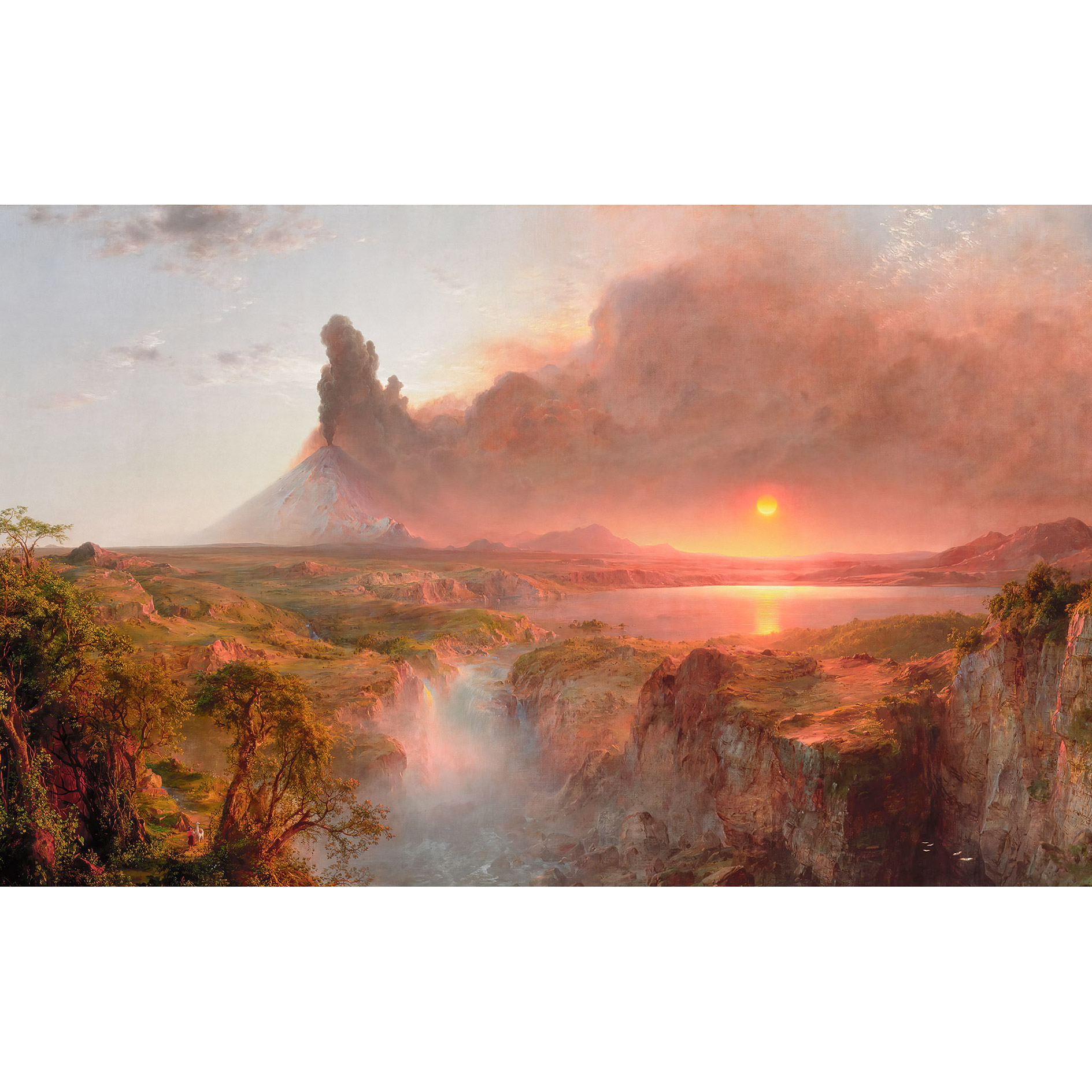 Vlies-Fototapete THE ANDES - bunt - 400x250 cm