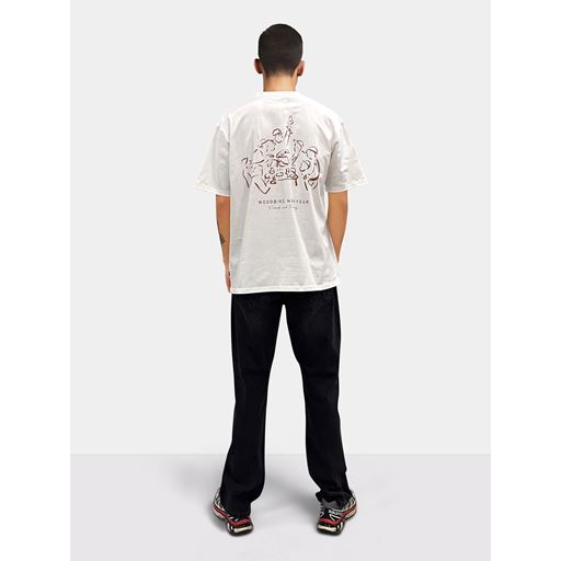 Woodbird Baine Family T-shirt, White, S