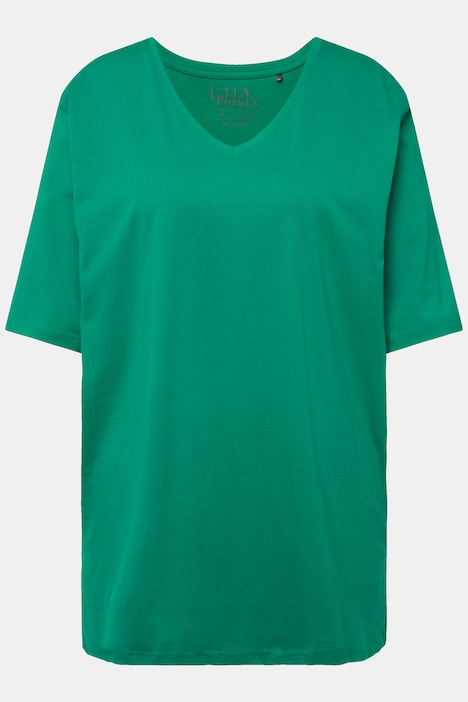 T-Shirt, V-Ausschnitt, Relaxed, Halbarm