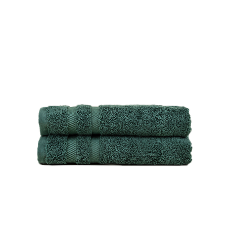 2-PACK: Gastendoekjes - Donkergroen