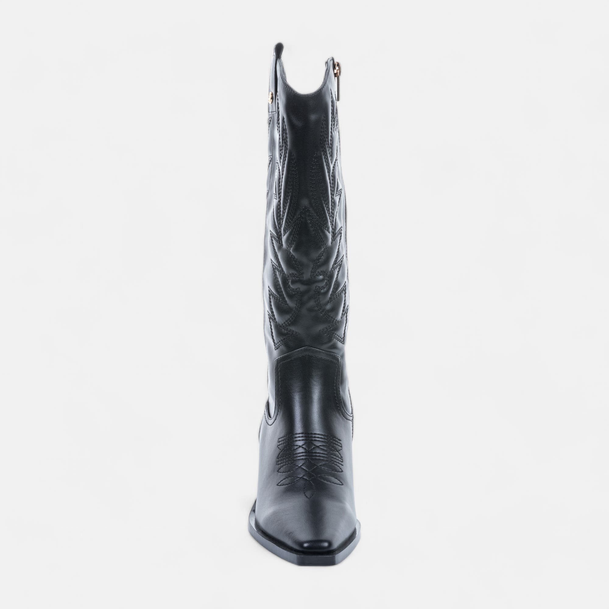 Santiags à talon Femme noir