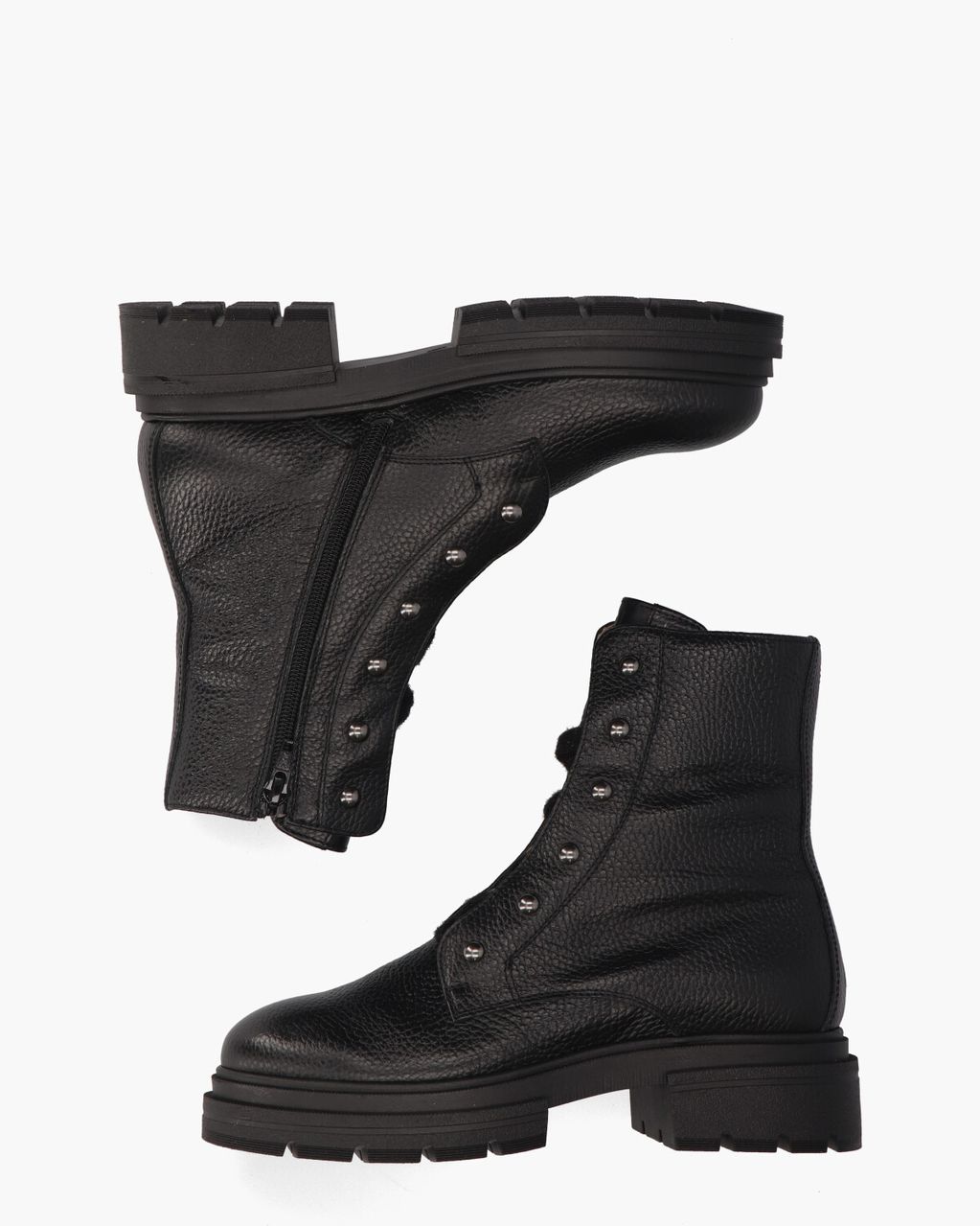 DLSport 6845 Zwart Dames Veterboots
