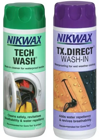 Nikwax 2 pk TX Dir & Tech Wash Display No Color