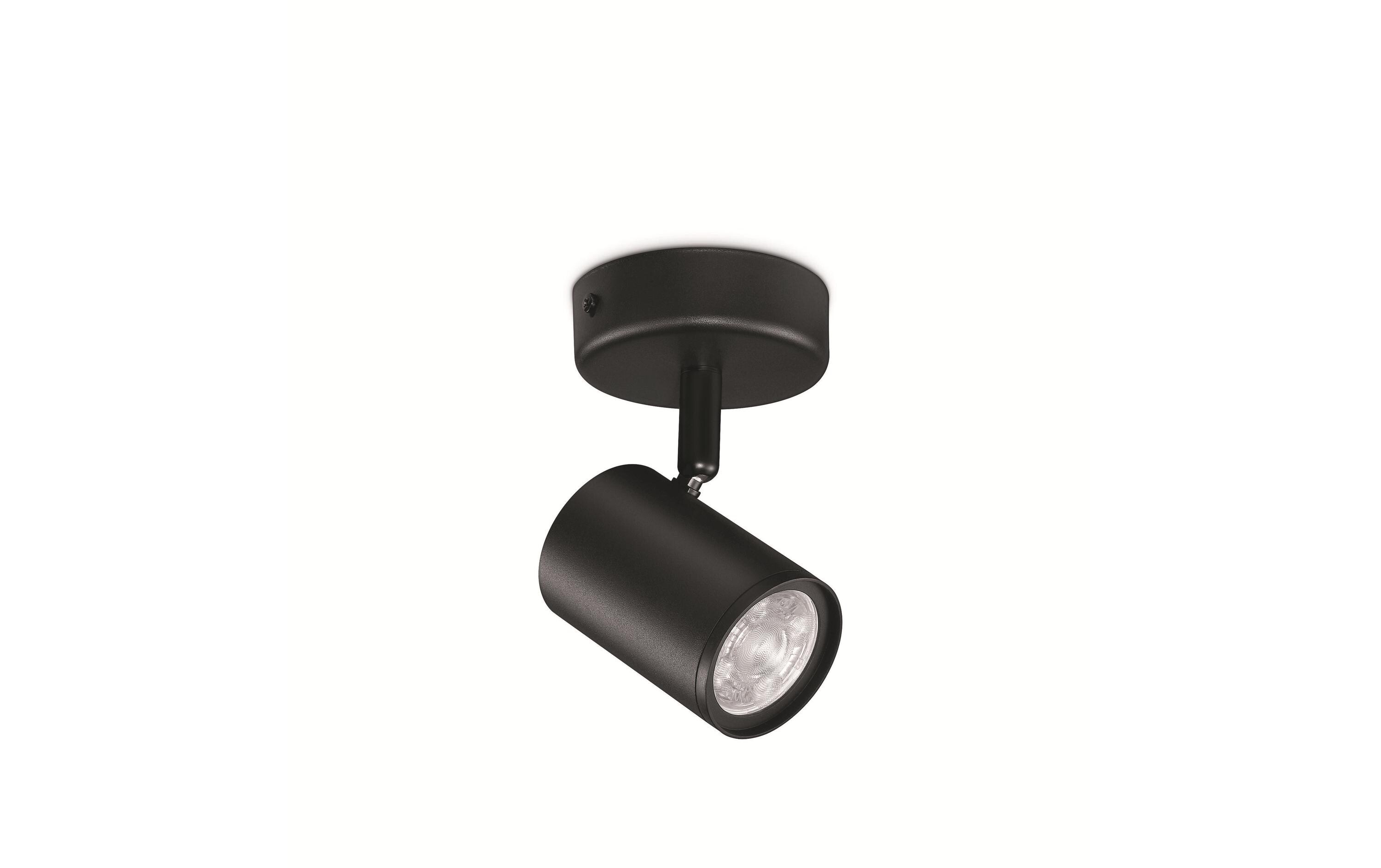IMAGEO 1er Spot Tunable White Deckenleuchte SchwarzSmartes Leuchtmittel, steuerbar über Bluetooth, Matter, WLAN
