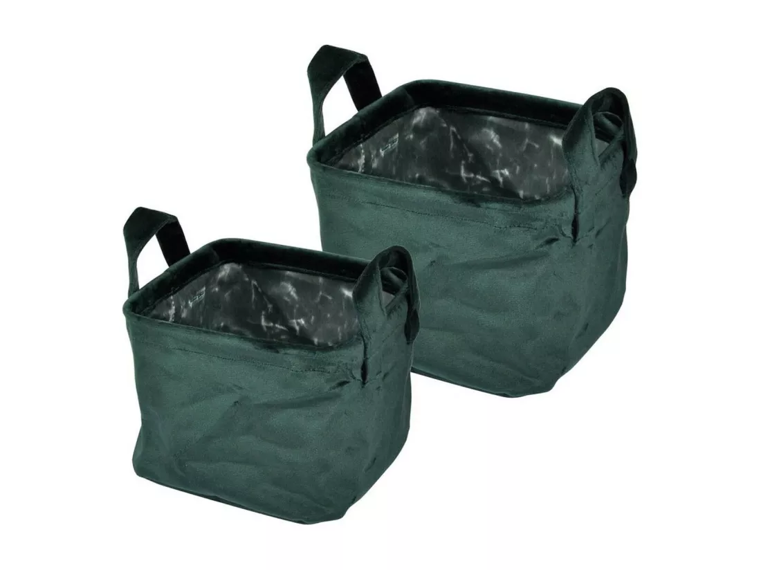 Lot de 2 Panières Carrées 