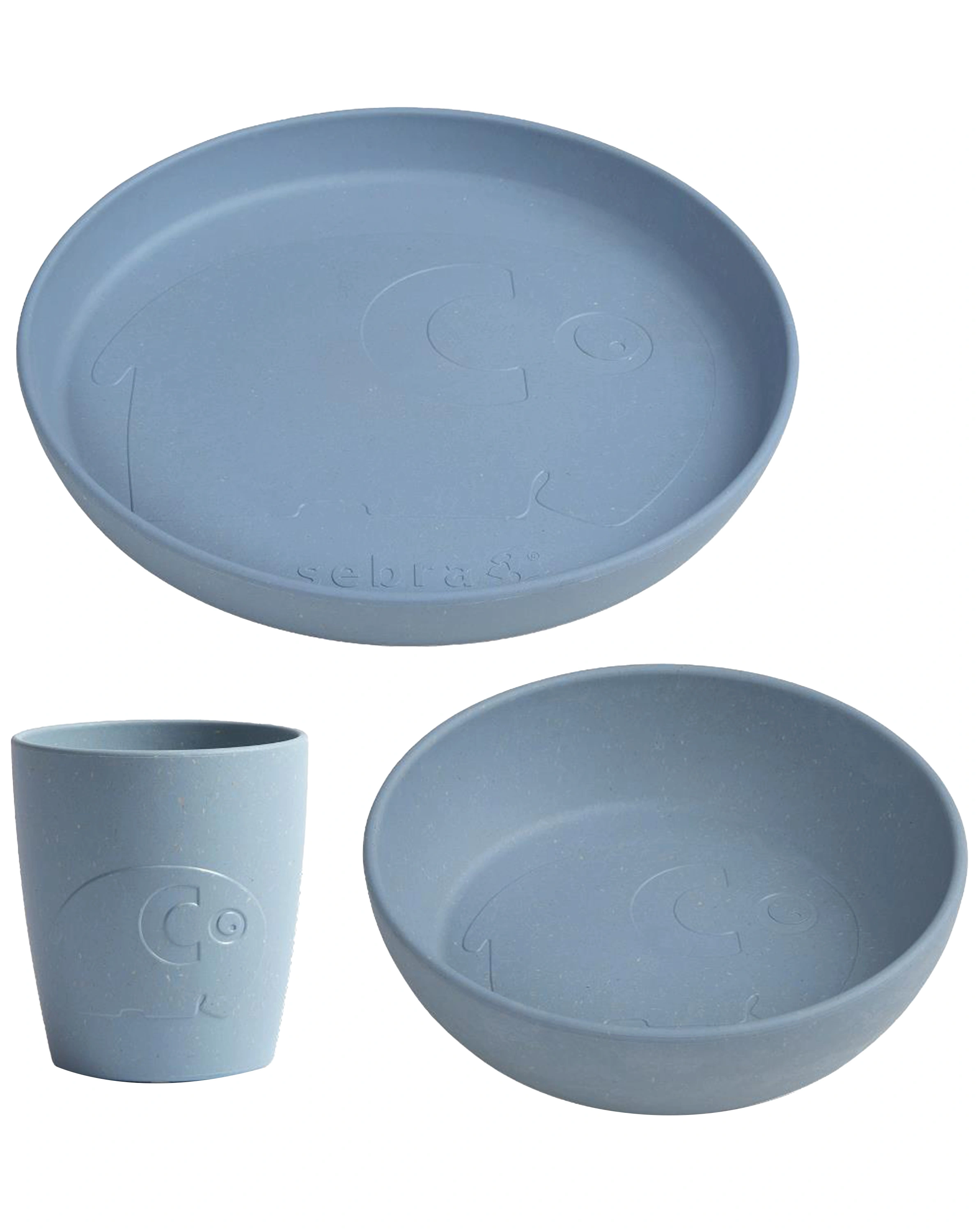 Geschirr-Set MUMS 3-teilig in powder blue