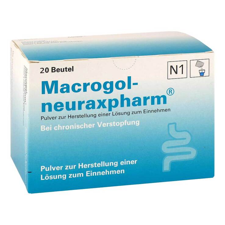 Macrogol neuraxpharm Pulver zur Her.e.Lösung zum Einnehmen, 20 St