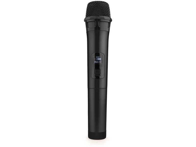 Vonyx Musik-System VSP200 Schwarz Mobiles Soundsystem mit Bluetooth und Funkmikrofon