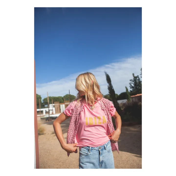 Marlot Paris T-Shirt Coton Bio Jil - Collection Femme | Rose bonbon