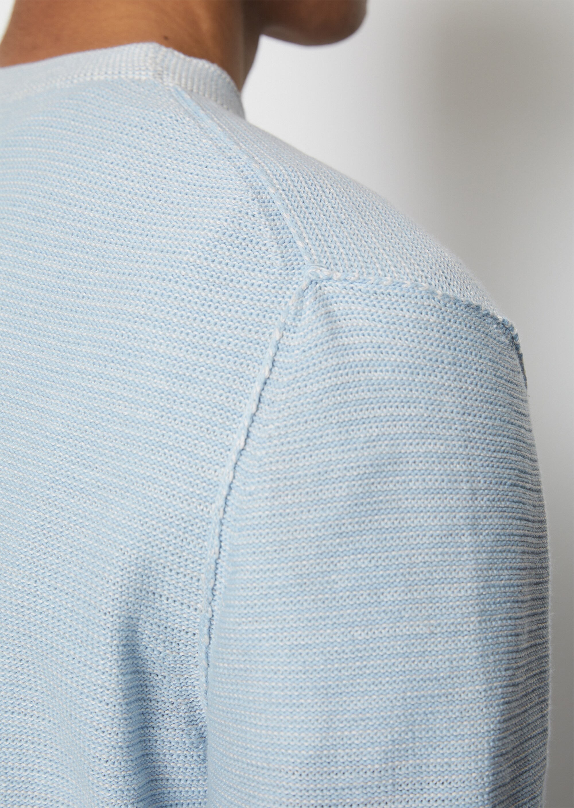 Pullover regular aus Bio-Baumwolle und Leinen