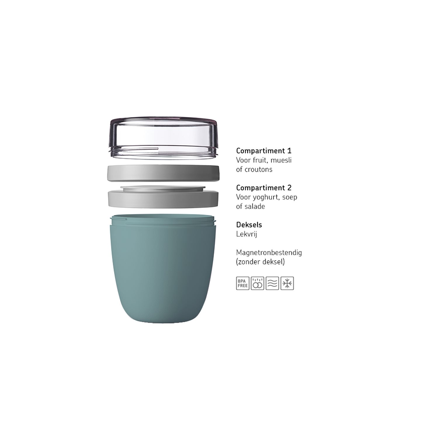 Mepal Ellipse Lunch Pot nordic blue