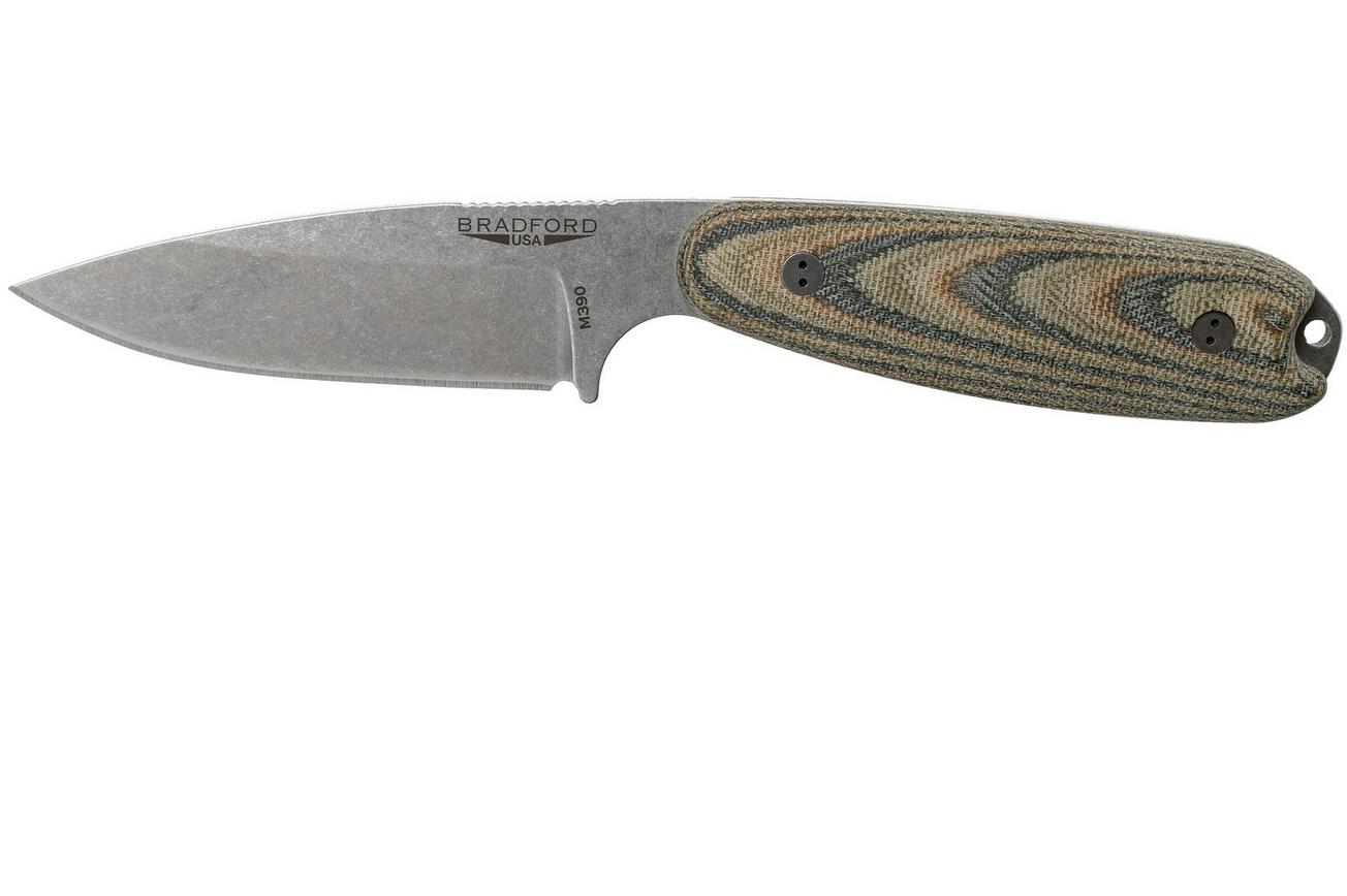 Bradford Guardian 3.5, 3D Camo Micarta Guardian 3.5 M390, Sabre Stonewashed 35S-109