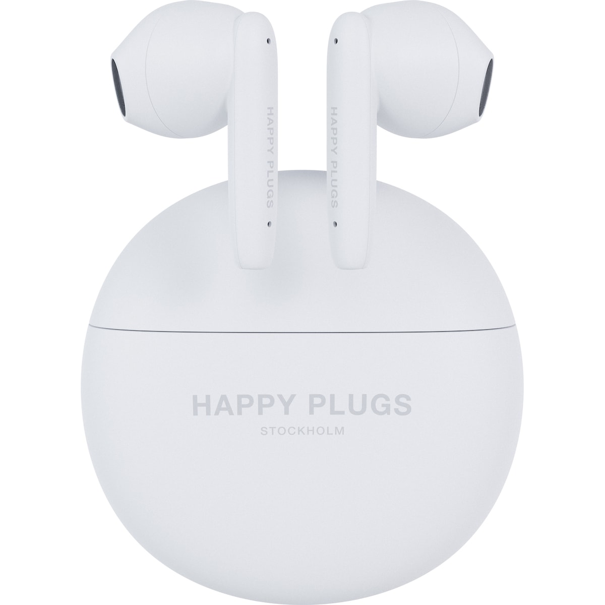 Happy Plugs Joy Lite helt trådløse in-ear hodetelefoner (hvit)