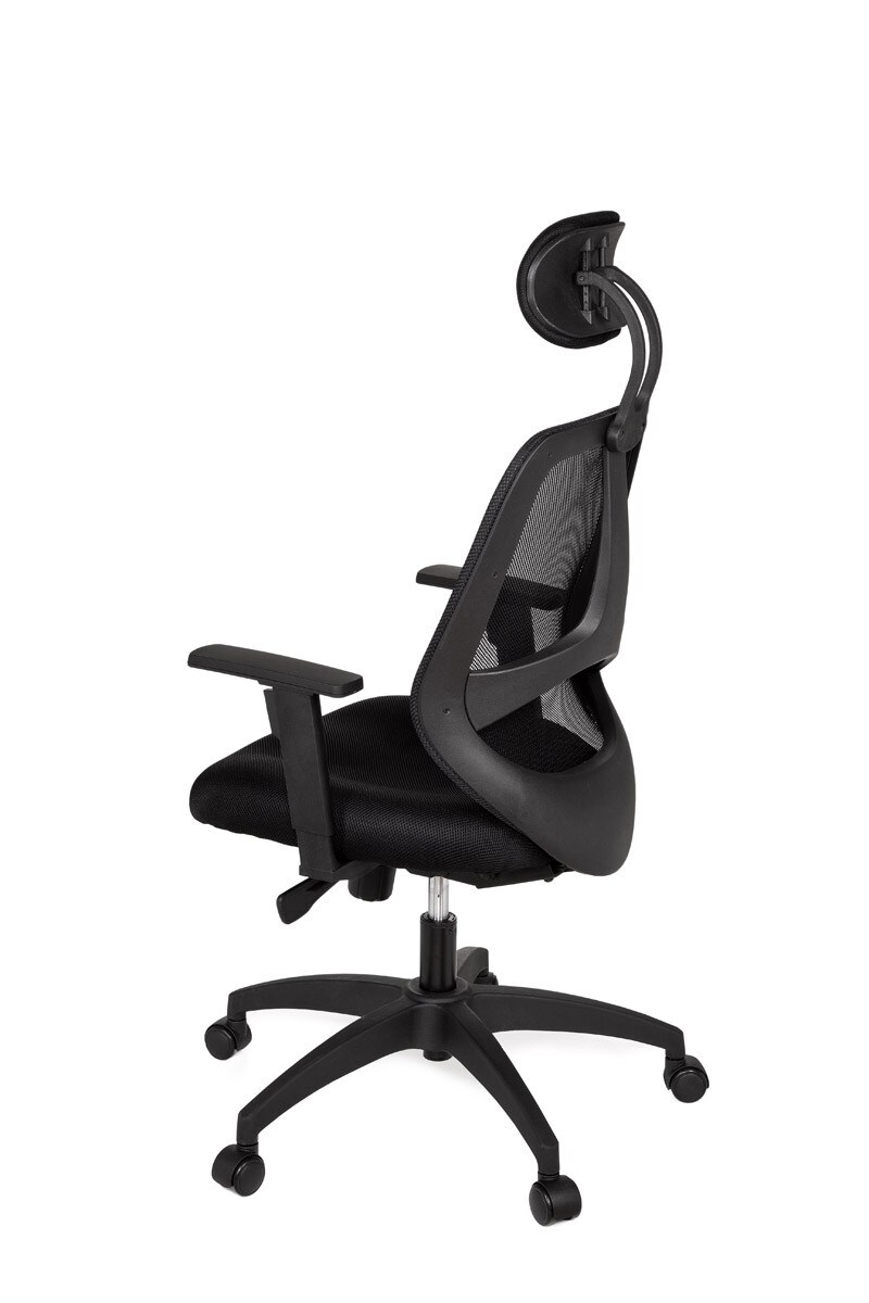KADIMA DESIGN Ergonomischer Bürostuhl: Synchronmechanik, hochwertige Polsterung, höhenverstellbare Armlehnen, 120 kg Belastbarkeit.