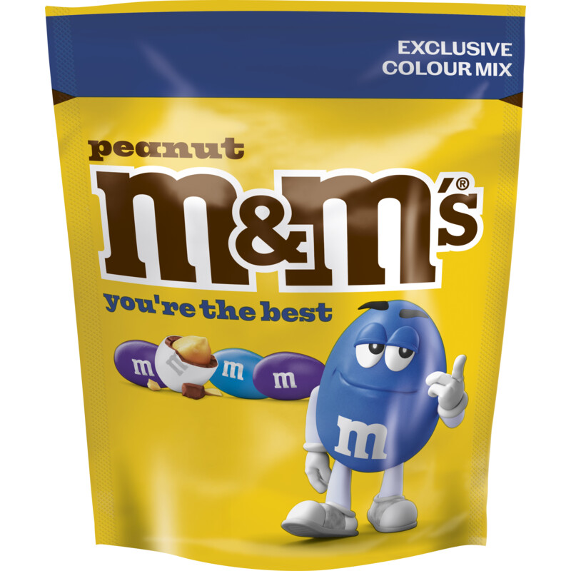 M&M'S Pinda melkchocolade you're the best mix