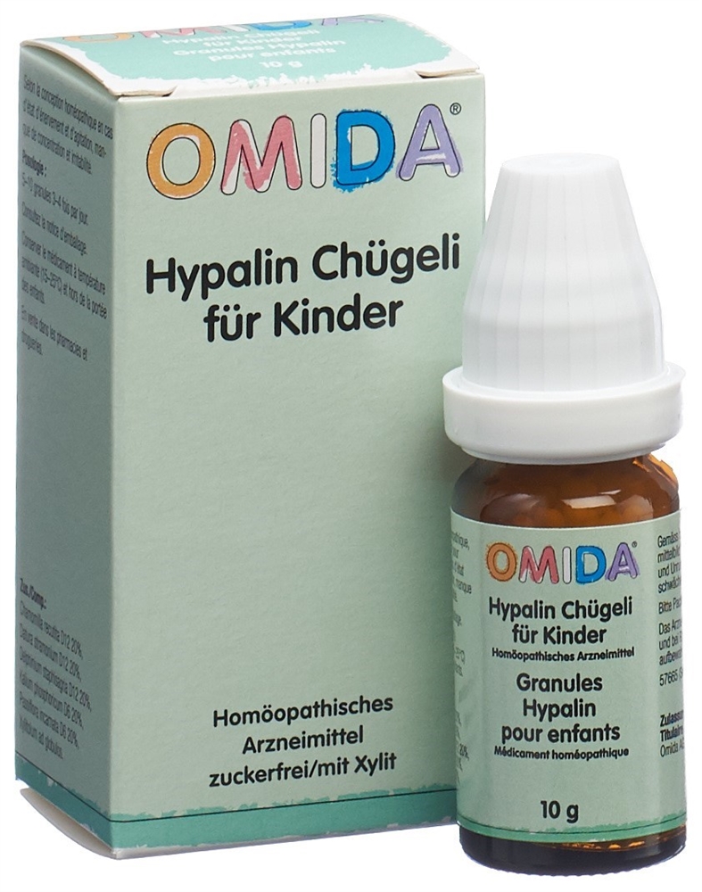 Omida Hypalin Chügeli<br>10 g, Flasche, Streukügelchen, für Kinder