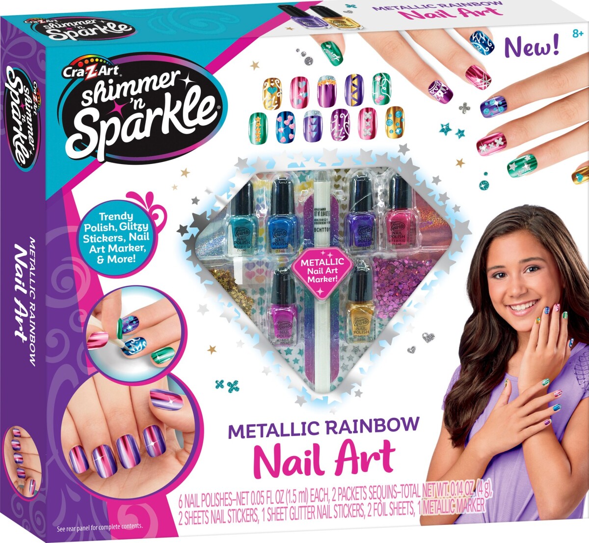 Shimmer 'N Sparkle - Neglesalon - Metallic Rainbow