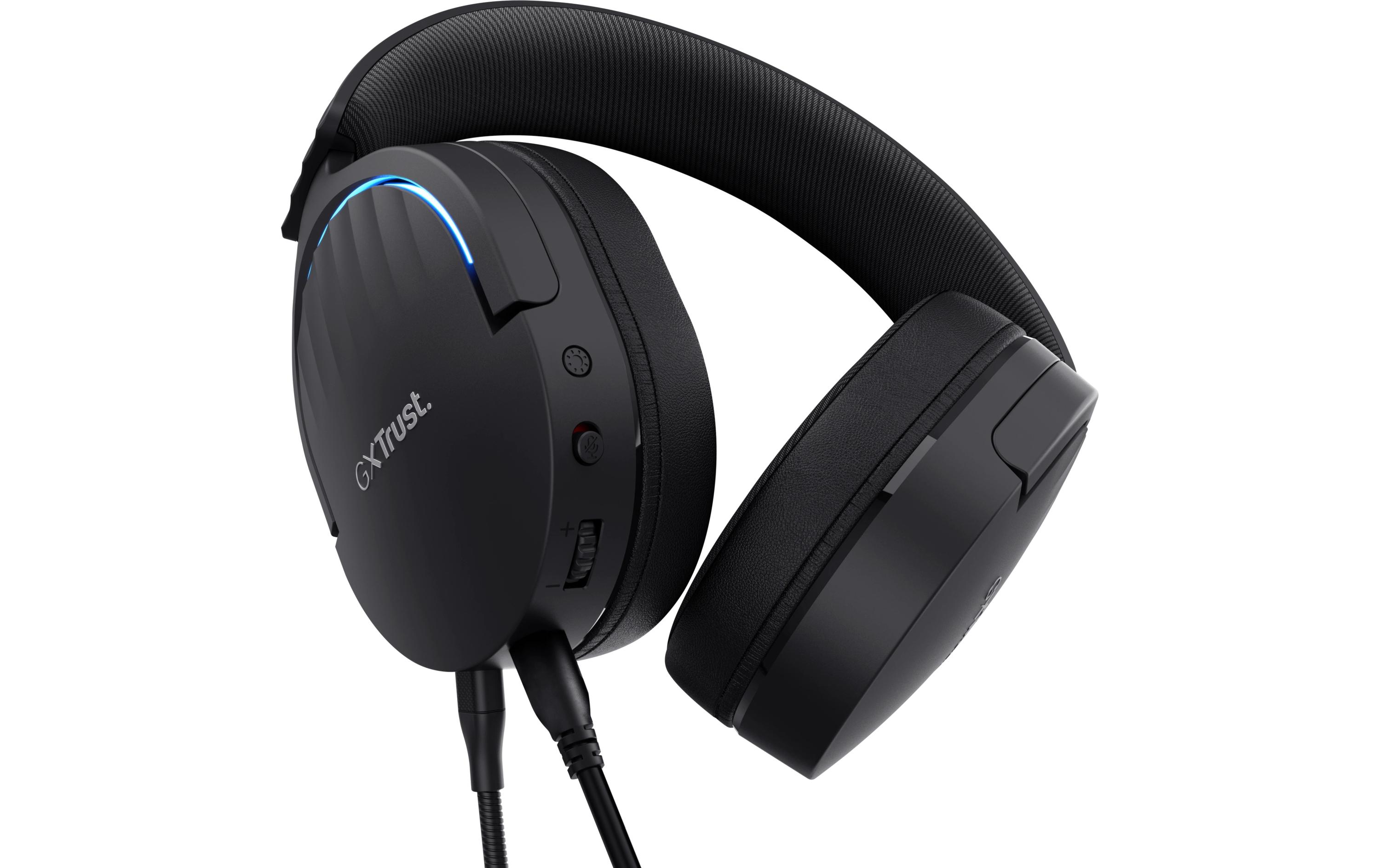 Headset GXT 490 FAYZO SchwarzLeistungsstarkes ohrumschliessendes 7.1 USB-Gaming-Headset für ein immersives Gaming-Erlebnis