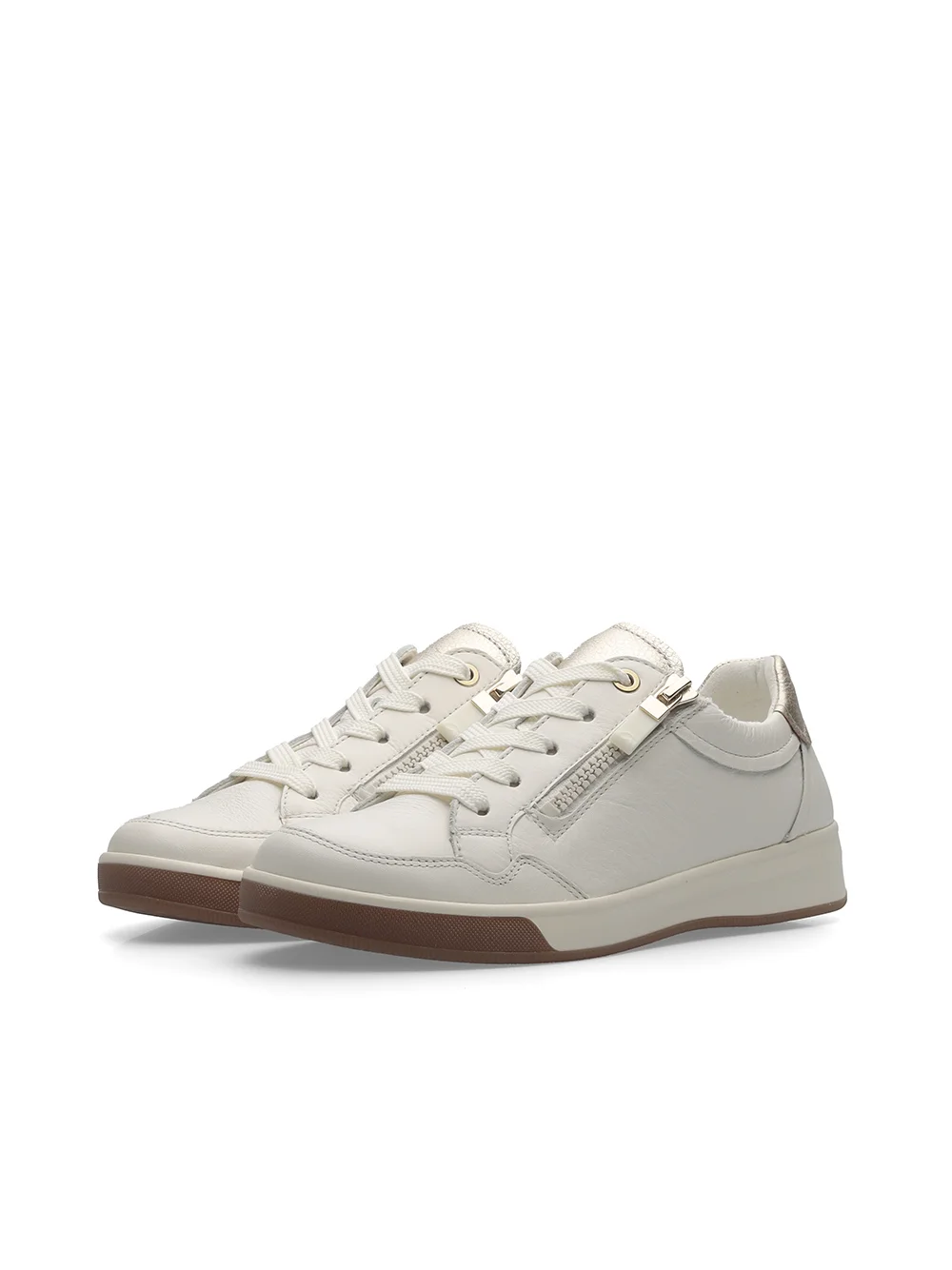 Schnürschuh Rom cream