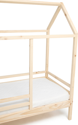 Minitude Nordic Jax Husseng med BabyMatex Carpathia Madrass 70x140, Natur