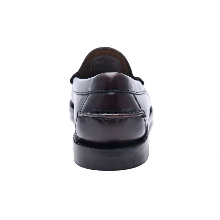 CLASSIC WILL Brown Burgundy MOCASSIN-Mocassin à glands femme en cuir pleine fleur coloris Brown Burgundy