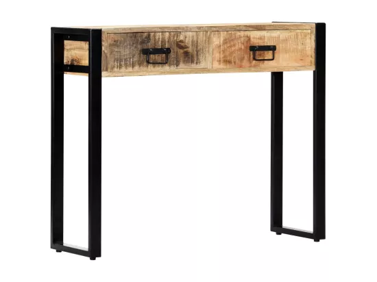 Table console 90 x 30 x 75 cm Bois de manguier massif