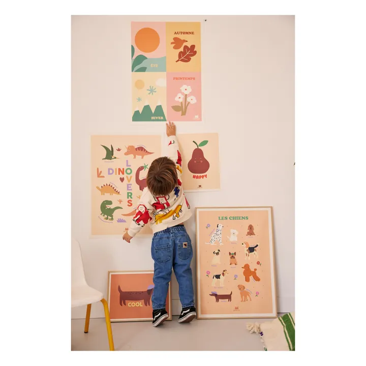 Ma petite vie Affiche pédagogique Dinosaures