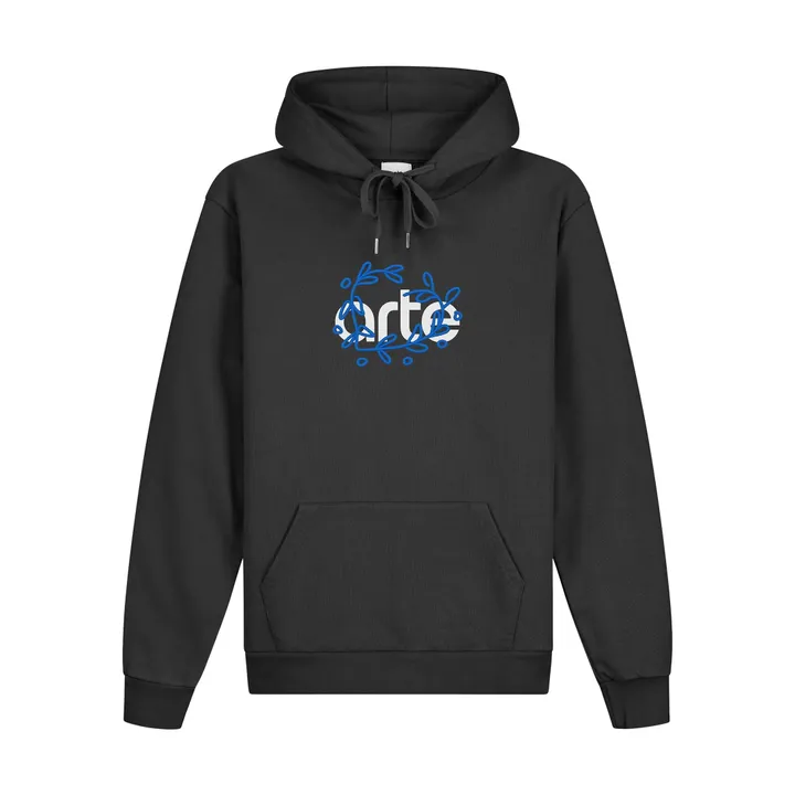 Arte Antwerp Hoodie Arte Logo Leaves | Noir